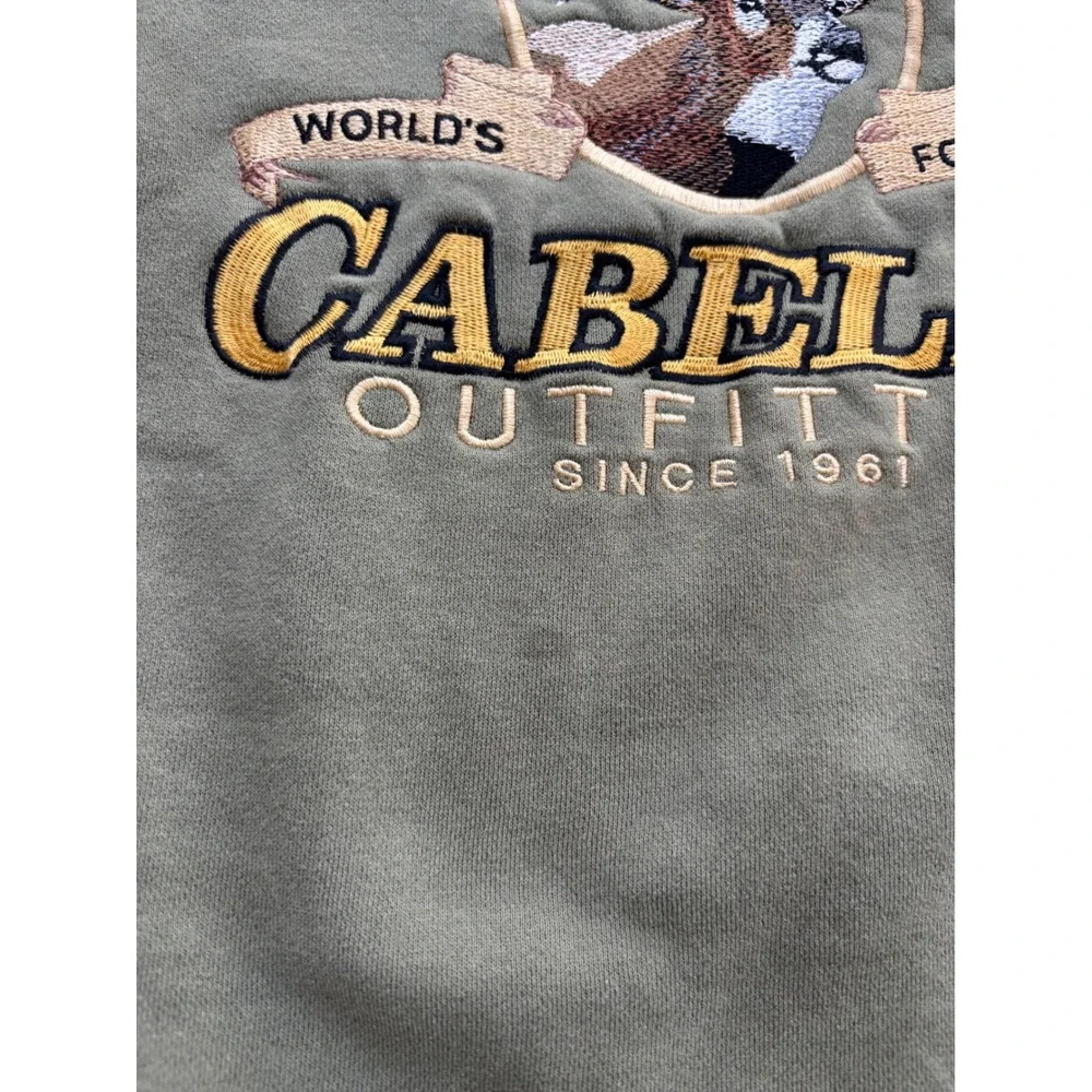 Vintage Cabela's Outfitters Nature Field Duty Crewneck Size Medium